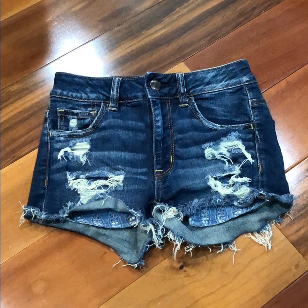 High waisted shorts